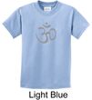 Kids Yoga T-shirt Aum Symbol Meditation Youth Tee Shirt
