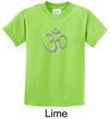 Kids Yoga T-shirt Aum Symbol Meditation Youth Tee Shirt