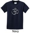 Kids Yoga T-shirt Aum Symbol Meditation Youth Tee Shirt