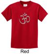 Kids Yoga T-shirt Aum Symbol Meditation Youth Tee Shirt