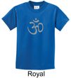 Kids Yoga T-shirt Aum Symbol Meditation Youth Tee Shirt