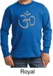 Kids Yoga T-shirt Aum Symbol Meditation Youth Tee Shirt
