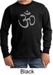 Kids Yoga T-shirt Aum Symbol Meditation Youth Tee Shirt