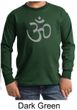 Kids Yoga T-shirt Aum Symbol Meditation Youth Tee Shirt