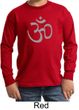 Kids Yoga T-shirt Aum Symbol Meditation Youth Tee Shirt
