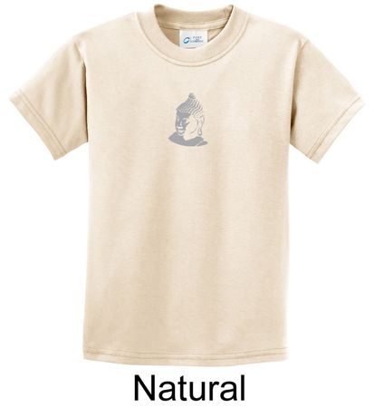 Kids Yoga T-shirt Buddha Buddhist Small Print Youth Tee Shirt