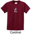 Kids Yoga T-shirt Buddha Buddhist Small Print Youth Tee Shirt