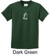 Kids Yoga T-shirt Buddha Buddhist Small Print Youth Tee Shirt