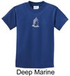 Kids Yoga T-shirt Buddha Buddhist Small Print Youth Tee Shirt