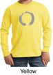 Kids Yoga T-shirt Enso Zen Meditation Youth Long Sleeve Shirt