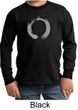 Kids Yoga T-shirt Enso Zen Meditation Youth Long Sleeve Shirt
