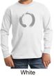 Kids Yoga T-shirt Enso Zen Meditation Youth Long Sleeve Shirt