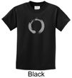 Kids Yoga T-shirt Enso Zen Meditation Youth Tee Shirt
