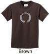 Kids Yoga T-shirt Enso Zen Meditation Youth Tee Shirt