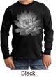 Kids Yoga T-Shirt Lotus Flower Youth Long Sleeve Shirt