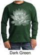 Kids Yoga T-Shirt Lotus Flower Youth Long Sleeve Shirt