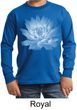 Kids Yoga T-Shirt Lotus Flower Youth Long Sleeve Shirt
