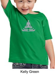 Kids Yoga T-shirt Lotus Pose Meditation Toddler Tee Shirt