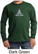 Kids Yoga T-shirt Lotus Pose Meditation Youth Long Sleeve Shirt