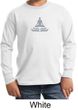 Kids Yoga T-shirt Lotus Pose Meditation Youth Long Sleeve Shirt