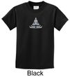 Kids Yoga T-shirt Lotus Pose Meditation Youth Tee Shirt