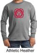 Kids Yoga T-shirt Muladhara Root Chakra Youth Long Sleeve Shirt