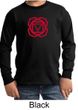 Kids Yoga T-shirt Muladhara Root Chakra Youth Long Sleeve Shirt