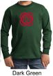 Kids Yoga T-shirt Muladhara Root Chakra Youth Long Sleeve Shirt