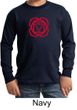 Kids Yoga T-shirt Muladhara Root Chakra Youth Long Sleeve Shirt