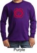 Kids Yoga T-shirt Muladhara Root Chakra Youth Long Sleeve Shirt