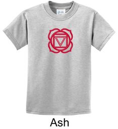 Kids Yoga T-shirt Muladhara Root Chakra Youth Tee Shirt