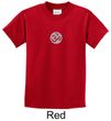 Kids Yoga T-shirt Om Symbol Small Print Youth Tee Shirt