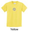 Kids Yoga T-shirt Om Symbol Small Print Youth Tee Shirt