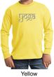 Kids Yoga T-shirt Sanskrit Yoga Text Youth Long Sleeve Shirt