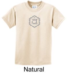 Kids Yoga T-shirt Swadhisthana Chakra Symbol Youth Tee Shirt