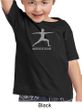 Kids Yoga T-shirt Warrior 2 Pose Meditation Toddler Tee Shirt