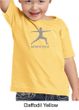 Kids Yoga T-shirt Warrior 2 Pose Meditation Toddler Tee Shirt