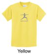 Kids Yoga T-shirt Warrior 2 Pose Meditation Youth Tee Shirt