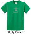 Kids Yoga T-shirt Warrior 2 Pose Meditation Youth Tee Shirt