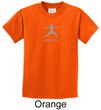 Kids Yoga T-shirt Warrior 2 Pose Meditation Youth Tee Shirt