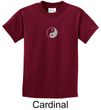 Kids Yoga T-shirt Yin Yang Meditation Youth Tee Shirt