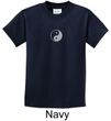 Kids Yoga T-shirt Yin Yang Meditation Youth Tee Shirt