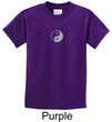 Kids Yoga T-shirt Yin Yang Meditation Youth Tee Shirt