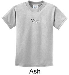 Kids Yoga T-shirt Yoga Logo Meditation Youth Tee Shirt
