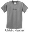 Kids Yoga T-shirt Yoga Logo Meditation Youth Tee Shirt