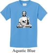 Kids Yoga Tee At Peace Buddha Youth T-shirt