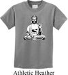 Kids Yoga Tee At Peace Buddha Youth T-shirt