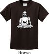 Kids Yoga Tee At Peace Buddha Youth T-shirt