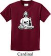 Kids Yoga Tee At Peace Buddha Youth T-shirt