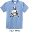 Kids Yoga Tee At Peace Buddha Youth T-shirt